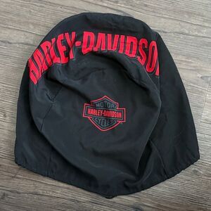 HARLEY DAVIDSON BLACK RED DUST COVER DRAWSTRING BAG